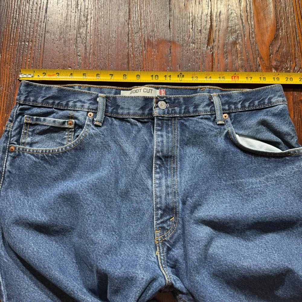 Vintage Levis 517 Jeans Mens 40x30 Blue Bootcut Fade Whiskers Cowboy Western Y2K